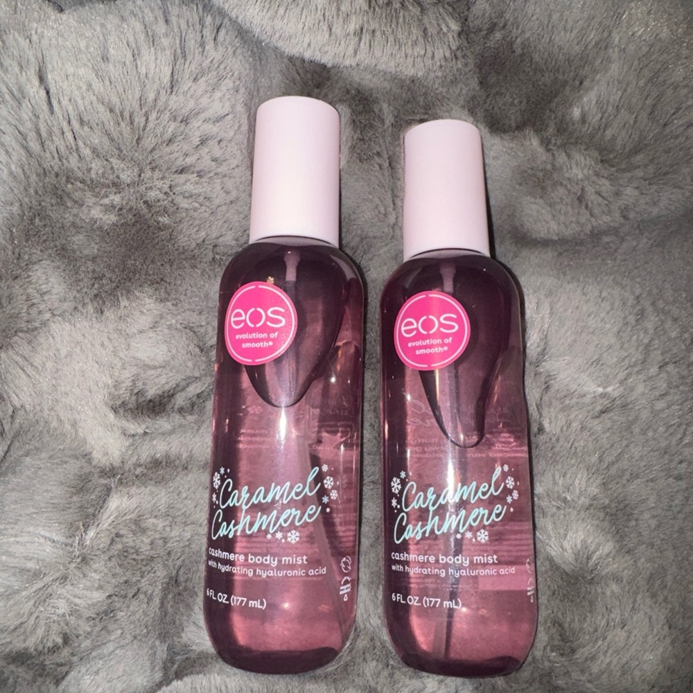EOS Caramel Cashmere Body Mist Dual x 2 Christmas limited edition